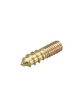 Double Ended Dowel Screws For Wood And Furniture M6 To M10, Zinc Plated Carbon Steel, Grade 4.8 Strength, Wood Thread On One End And Machine