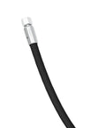 Close-up of Heavy Duty Mini Excavator Hydraulic Hoses Set 32 Inch with one quarter inch connectors, rubber material, 60 MPa