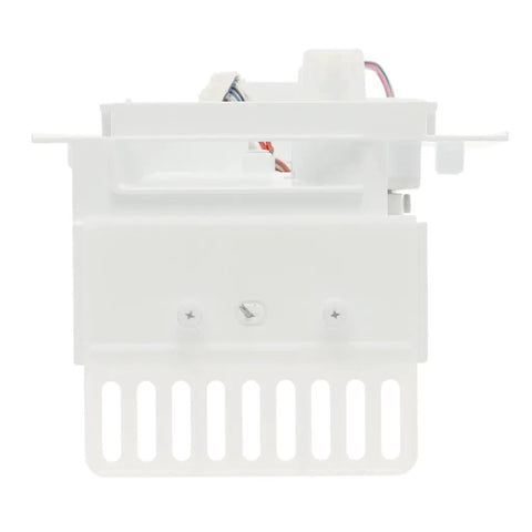OEM Ice Maker Kit for Refrigerators Replacement Plug and Play Exact Fit Restores Reliable Ice Production Replaces AEQ73449901 Ice Maker Assembly for Consistent Ice Cubes white plastic unit