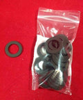 Bag of black EPDM water meter gaskets, 3/4 in x 1/8 in, 24-piece set