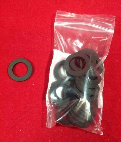 Bag of black EPDM water meter gaskets, 3/4 in x 1/8 in, 24-piece set