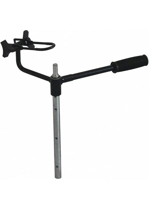 Ice Auger Nylon Flighting Combo With Universal Drill Adapter and 14 Inch Extension, 33 Inch Shaft, Lightweight Aluminum Core