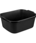 18 Quart Plastic Dishpan Built Tough For Home Kitchens And Laundry Cleanups, Black Multi Purpose Wash Basin