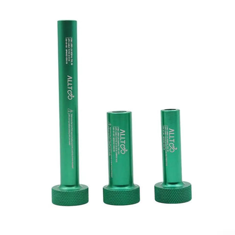 Three green aluminum alloy tools for Lower Leg Fork Spring Damper Removal Tool For 32 34 36 38 40 TC Forks