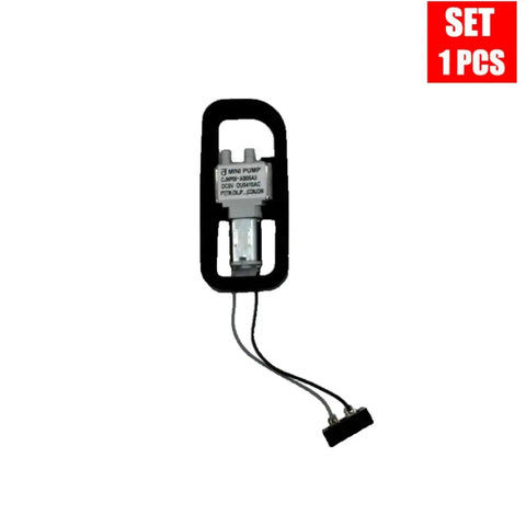 Top Shelf Robot Vacuum Parts Including Slick Water Tank Pump Motor, mini pump with connector for easy setup and maintenance.