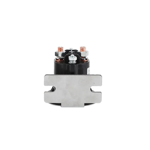 Heavy Duty Electric Stacker Forklift Tail Plate Switch Relay And Control Board For Oil Pump With 24V Power Input, featuring a black control relay.
