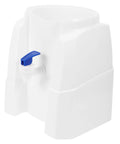Go-To Compact Cold Water Dispenser For Countertop And Office Use, Portable mini water dispenser with tap, white plastic design