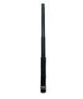 Three Pack RH-205 Telescopic VHF 144MHz Antenna With BNC Male Connector for handheld radios, black design, extended view