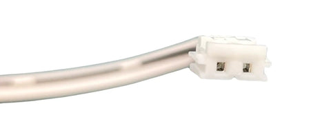Close-up of Premium Refrigerator Thermistor Replacement 241608401 connector showing plug-in design with 12 Month Warranty