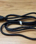 Next Level Locking IEC Power Extension Cord For Pioneer DJs CDJ And DJM Mixers Decks Six Foot Heavy Duty Cable with twist lock.