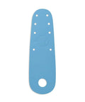 Pastel Pistachio Green Flat Toe Guard Protectors For Roller Skates, One Hundred Percent Australian Leather, close-up view