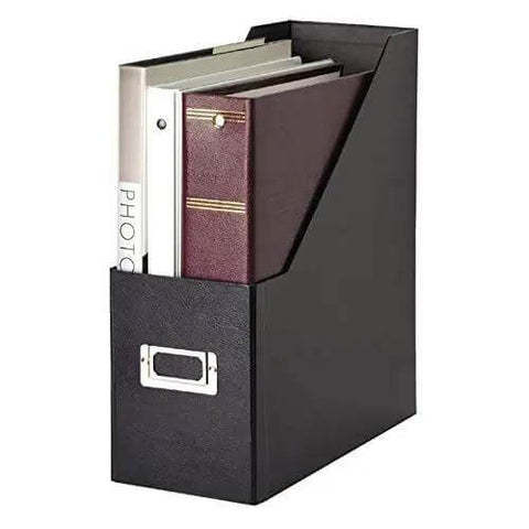 Jumbo Magazine File Back For College Dorm And Home Office Organization Snap Together Flat Pack Heavy Duty Fiberboard