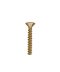 Single screw from 340 Piece M4 Wood Screws Set For Furniture Assembly Self Tapping Phillips Flat Head Countersunk Screws Durably Zinc Plated