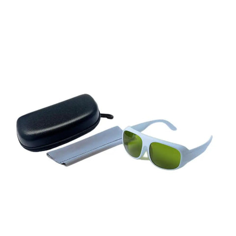 Pro Grade Infrared Laser Protective Eyewear Built Different For Pros With Crystal Clear View And Straight Up Reliable Blocking For Nd Yag Diode Systems And High Power Beams with carrying case.