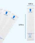 Digital Thermometer With Rigid Tip Quick 10 Second Reading For Oral Rectal And Underarm Use Probe Covers Pack Dimensions Shown