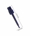 Purple insulated hook from Test Hook Probe Kit For Digital Multimeter Leads With Safe Insulated Plastic Boots Round Test Hooks And Mini Clips