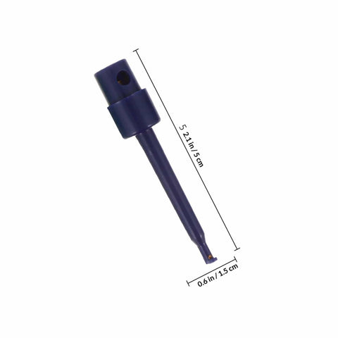 Purple insulated hook from Test Hook Probe Kit For Digital Multimeter Leads With Safe Insulated Plastic Boots Round Test Hooks And Mini Clips