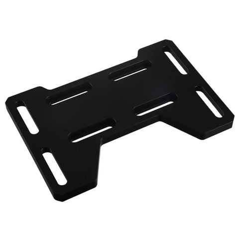 Heavy Duty Adjustable Mini Bike Mounting Plate Adapter Bracket For GX240 GX270 GX390 And Predator 420cc Engines Fits DB30 Through Big Block 8 13HP OHV Mini Bikes Black, black billet aluminum mount plate