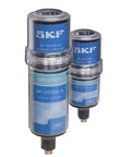 System 24 TLSD Electro Mechanical Single Point Automatic Lubricator 125ml Capacity With HMT68 and support flange shown in retail packaging.