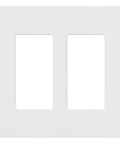 White Claro 2 Gang Decorator Wall Plate 12 Pack For Light Switches Dimmers And Accessories Snap On Cover Guard No Fuss Install
