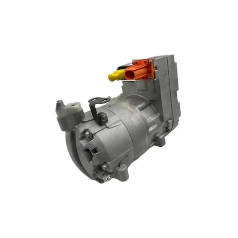 High End Electric AC Compressor For VW ID.3 ID.4 ID.6 with aluminum casing and electrical connectors, for EV air conditioner use.