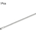 Pro Grade T25 Security Torx Bits With Quarter Inch Hex Shank And Eight Inch Length forged from premium S2 steel, 2 pcs, ideal for drilling.
