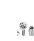 Straight Up Heavy Duty Steering Rod End Kit Featuring Dope Five Eighths Inch Chromoly Heim Joints With Left And Right Hand Threads, includes nuts.