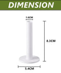 Durable Rubber Golf Tees 6 Pack For Driving Range And Indoor And Outdoor Practice Mat Three And A Quarter Inch Long High Performance Tees For Consistent Tee Ball Contact And Stability with dimensions shown