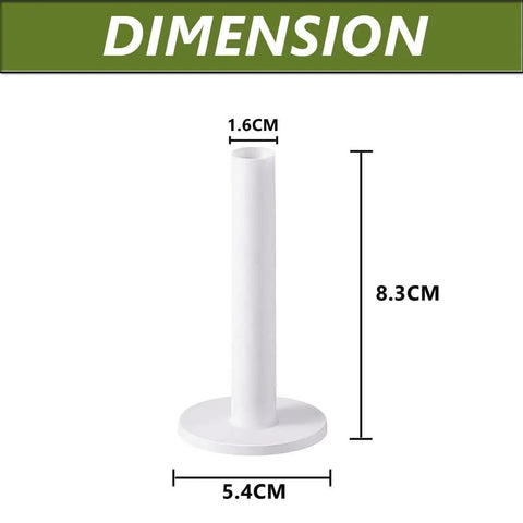 Durable Rubber Golf Tees 6 Pack For Driving Range And Indoor And Outdoor Practice Mat Three And A Quarter Inch Long High Performance Tees For Consistent Tee Ball Contact And Stability with dimensions shown