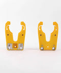 5 Piece ISO30 Tool Holder Claw Clamp Set For CNC Router And Wood Engraving Machines Yellow ABS Nylon Construction