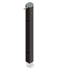 Heavy Duty Fifth Wheel Landing Gear Follow Leg Universal Replacement With Snap Pin, Durable Powder Coated Drop Leg, 29.5 Inch Fit For RVs, Black Easy Install, Includes Snap Pin