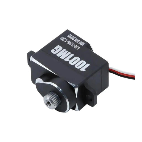 Beast Mode Digital Servo Featuring 3kg Heavy Duty Torque Brushless Coreless Motor 8.4V Fast Response Zero Lash Precision Tough alloy gears visible from the side.