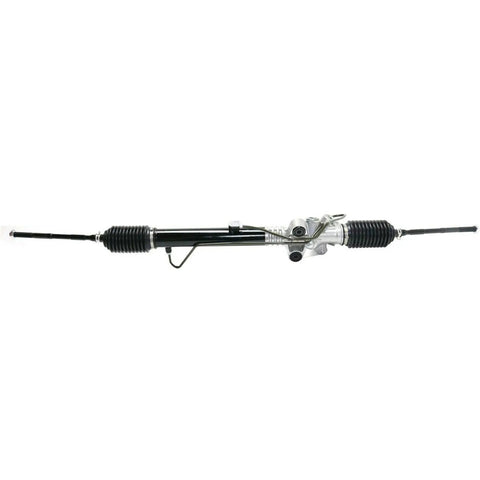 Real Deal Replacement Steering Rack Kit 2005 To 2009 Subaru Outback With Tie Rod Ends three piece kit with rubber boots and metal housing.