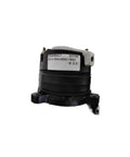 Front view of Amazon BE1A electromagnetic disc brake, black metal body, 10 Nm, 400AC/180DC, C1 brake assembly