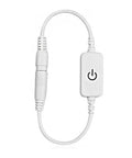 Compact Dimmable Touch Switch for Single Color LED Cabinet Lights With Antislip Coating No Fuss Dimming And Smooth Brightness Control