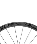 Top view of Dope Carbon Disc Brake Road Wheelset 700C Clincher Tubeless Ready U Shape Rim Deep Sections 38mm For Shimano Bikes