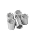 Heavy Duty Aluminum Spacer Three Eighths Inch Outer Diameter And One Quarter Inch Inner Diameter Round Standoff Unthreaded Bushing Plain Finish For Quarter Inch Or M6 Bolts Half Inch Length Pack Of Ten