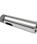 MT2 To MT1 Morse Taper Adapter Arbor Drill Sleeve Reducing For Lathe And Milling Projects 92mm Long Silver And Black Finish