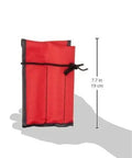 Pilot Punch 12 Piece Set In A Kit Bag With Black Oxide Finish for driving and removing roll pins, red pouch shown in hand for scale.