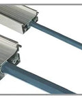 Beefy Professional Grade Large Format Panel Tile Cutter Up To 130 Inches Long components showcasing rubber coated scoring beam mechanism.