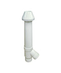 B And G Concentric Vent Kit For Vertex Series Water Heaters No Fuss Install PVC Venting Accessory shown upright