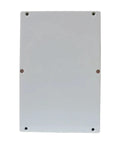 Front view of Rugged Waterproof ABS Junction Box Enclosure for Outdoor Electrical Projects IP67 Rated Weatherproof Control Box Built to Last
