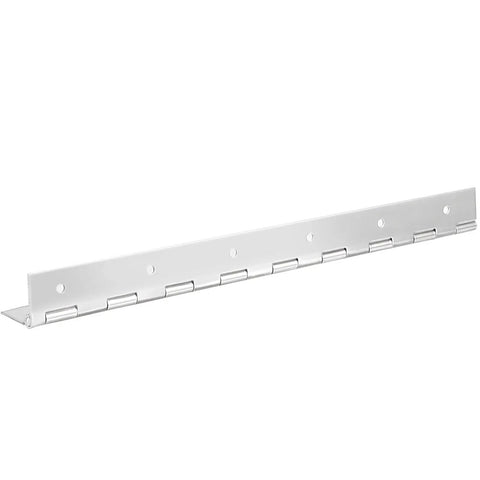 4 Pack 304 Stainless Steel Piano Hinges, Heavy Duty Rustproof Continuous Door Hardware With Screws, Custom Cuttable.