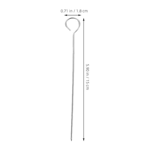 Stainless Steel Wick Needle Set For Candle Making Lightweight And Easy Threading 6 Inch Wick Centering Pin For Precise Wick Positioning In Aromatherapy Candles And DIY Craft Projects, 5.90 in measuring tool