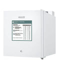Top Notch Compact Countertop Freezer Dead Set Chill 1.4 Cu Ft Mini Cold Storage in clean white finish with user panel.