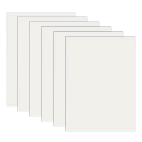 Self-Adhesive Vinyl Siding Patch Kit White Durable Patch To Fit Cracks Holes And Blemishes On PVC Fences Easy To Cut To Size Six Pack