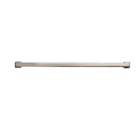 Solid Core Kitchen Cabinet Pulls in Satin Nickel 12 Inch Hole Center Bridges Collection front view