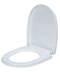 Soft Close Toilet Seat With Universal Smooth Drop Action For Your Everyday Bathroom Setup Thick Polypropylene Build adjustable hinges