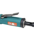 Badass.5 Hp Straight Line Die Grinder Pumping 24000 Rpm with gearless motor, front exhaust port, compact design for precise grinding.