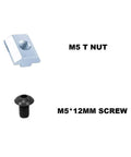 8 Piece 2020 Corner Bracket Kit With 32 M5 T Slot Nuts Plus 32 M5x12mm Hex Socket Cap Screws And 1 M3 Wrench For Aluminum Extrusion 2020 Series Projects And DIY Builders M5 T nut and M5x12mm screw